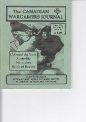 Canadian Wargamers Journal n. 37