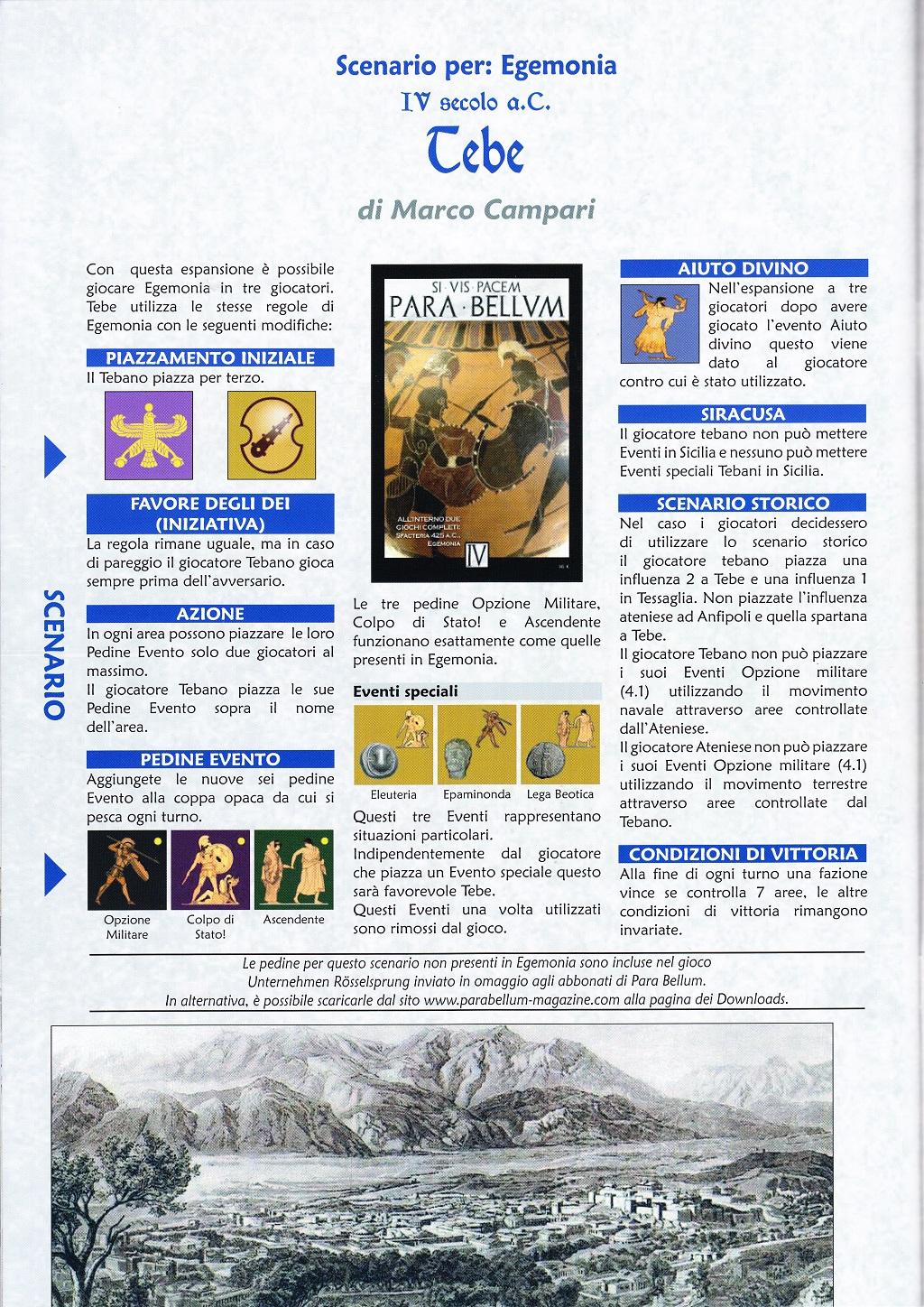 Egemonia: Scenario Tebe